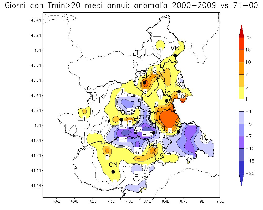 Mappa: Notti tropicali